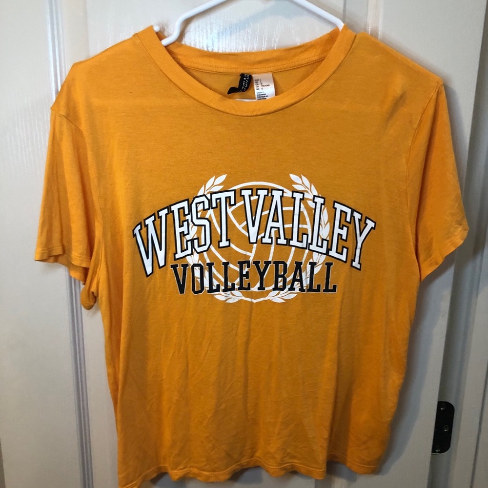 West Valley volleyball cropped shirt